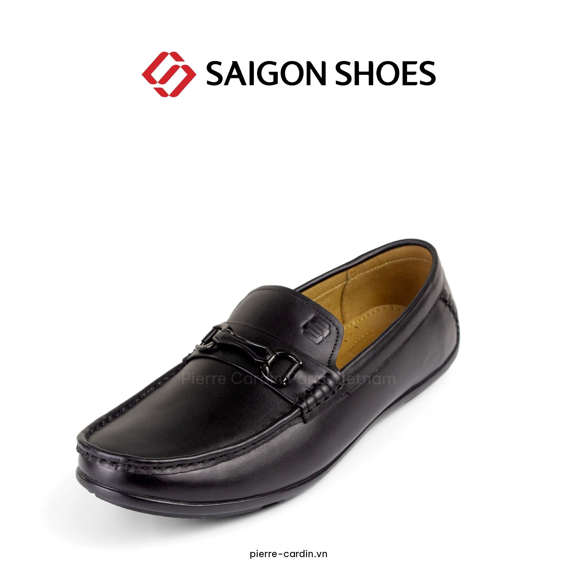 Pierre Cardin Paris Vietnam: Giày Mọi Saigon Shoes - SGMFWLH 008 (BLACK)