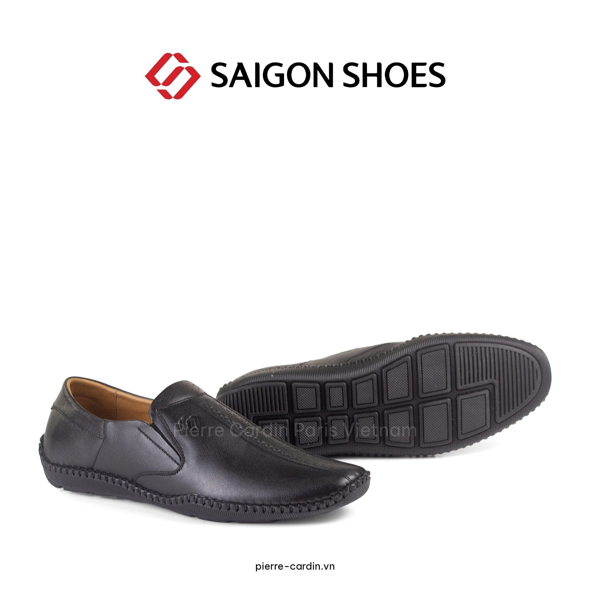 Pierre Cardin Paris Vietnam: Giày Mọi Saigon Shoes - SGMFWLH 001 (BLACK)