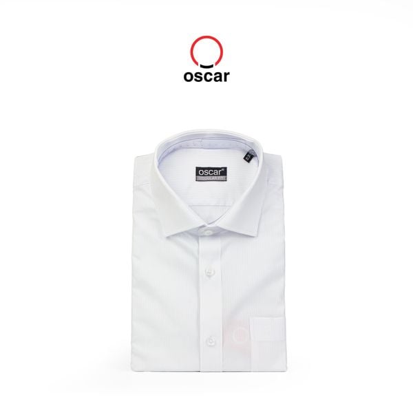 Áo Sơ Mi Tay Ngắn Oscar Fashion - OCMSKSH 055 (WHITE)