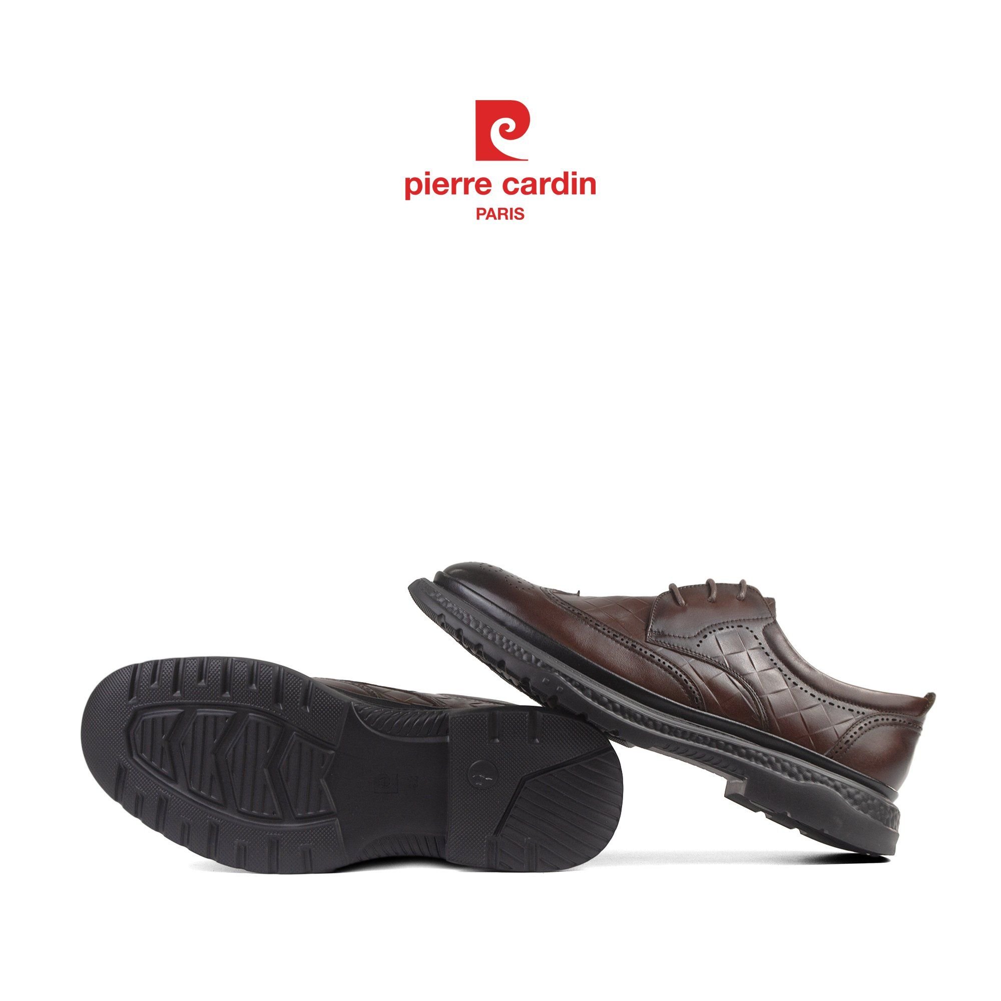 Pierre Cardin Paris Vietnam: Giày Derby Phiên Bản Đặc Biệt Pierre Cardin - PCMFWLH 787 (BROWN)