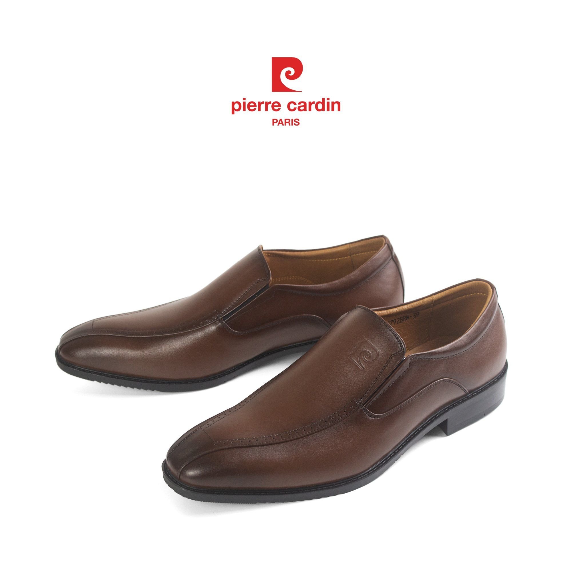 Pierre Cardin Paris Vietnam: Giày Brogue Loafer Phiên Bản Đế Độc Quyền Pierre Cardin - PCMFWLH 792 (BROWN)