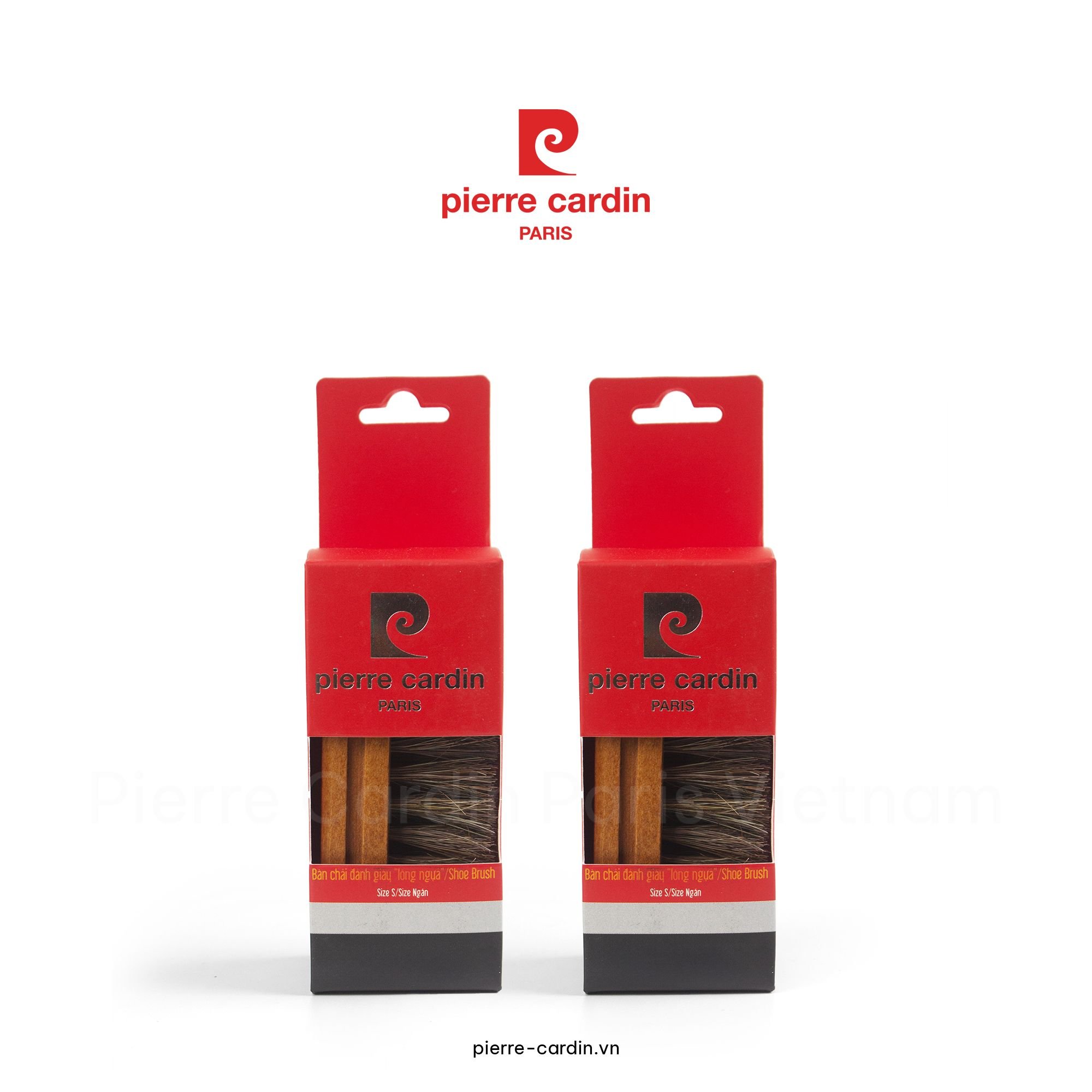 Pierre Cardin Paris Vietnam: Bàn Chải Đánh Giày Lông Ngựa Cỡ Nhỏ Pierre Cardin - PCASBWH 001