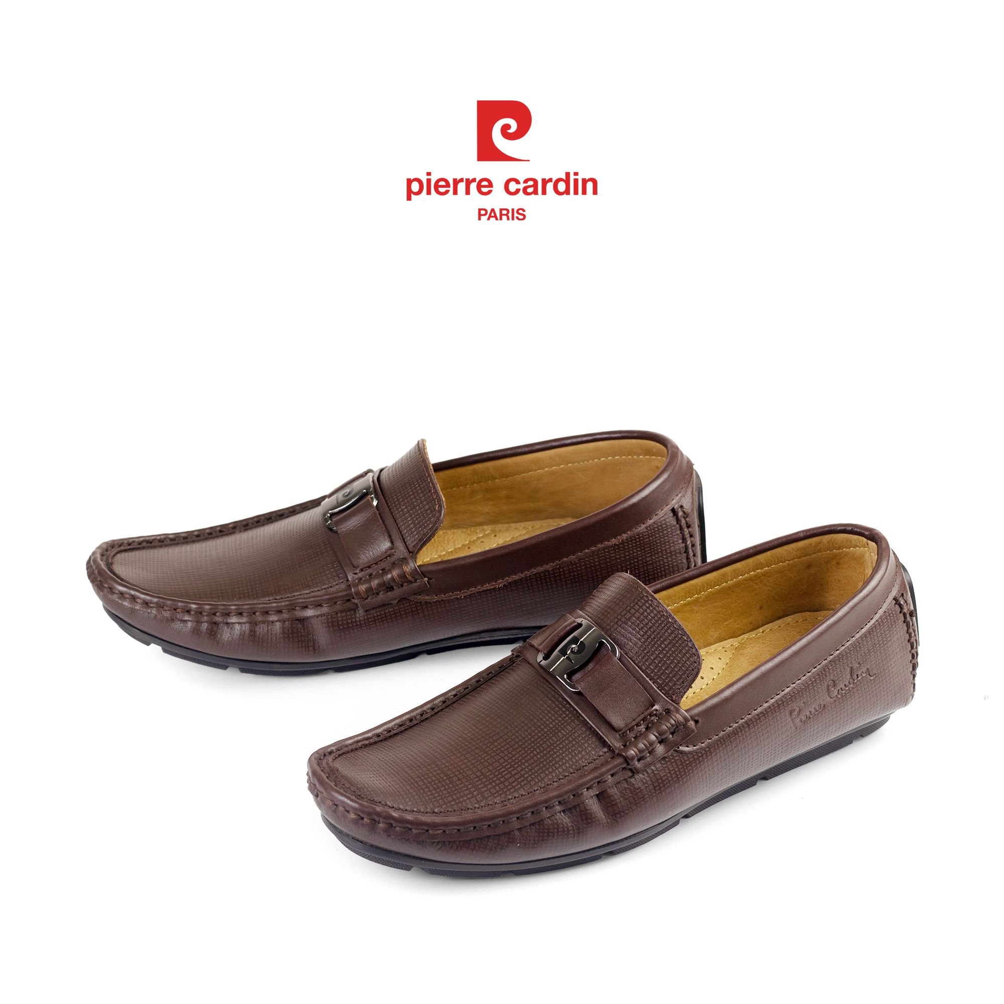 Pierre Cardin Paris Vietnam: Giày Lười Hàng Hiệu Pierre Cardin - PCMFWLG 708 (BROWN)