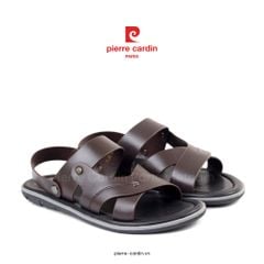 Sandals Da Cao Cấp Pierre Cardin - PCMFWLG 157 (BLACK)