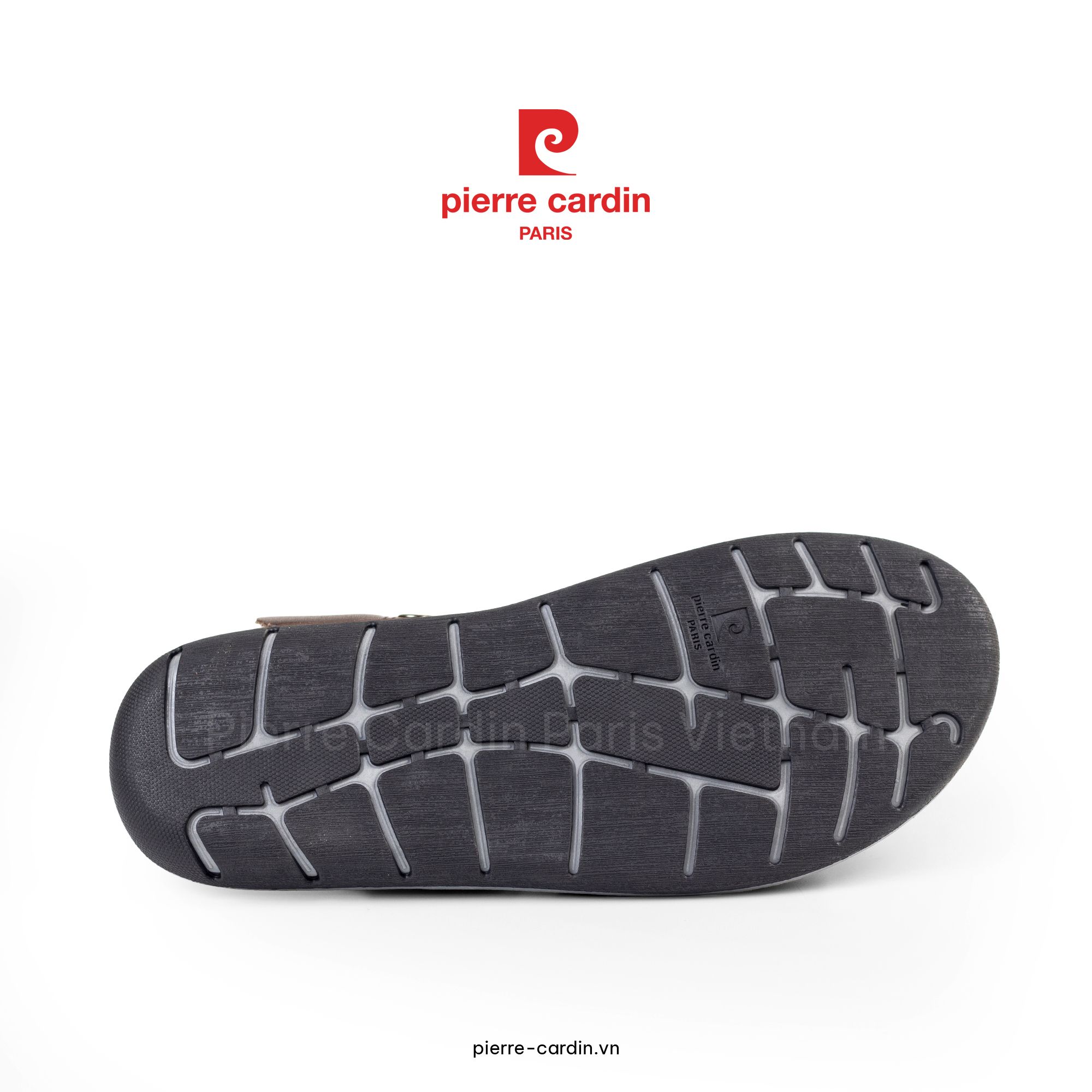 Pierre Cardin Paris Vietnam: Sandals Nam Hàng Hiệu Pierre Cardin - PCMFWLG 157 (BLACK)