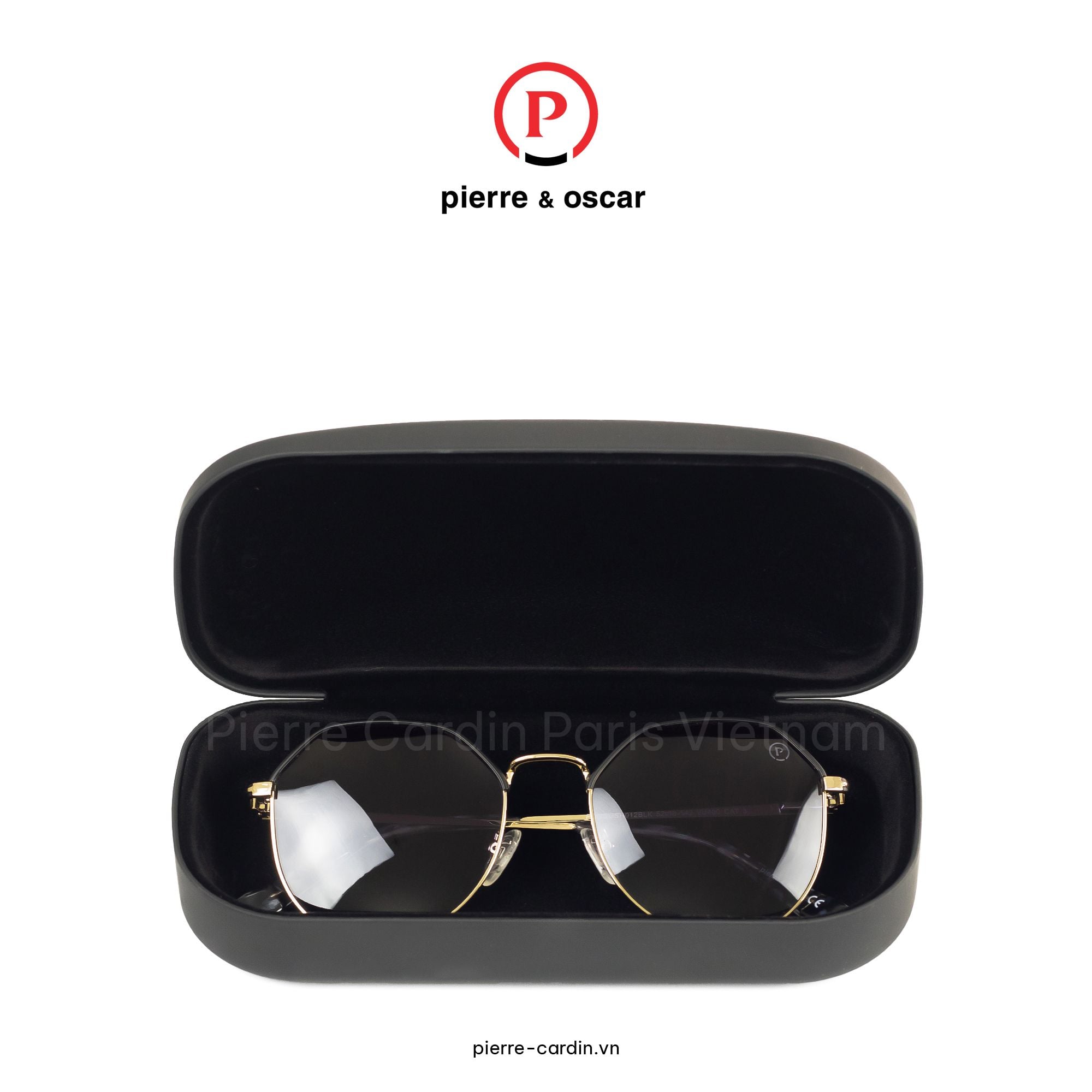 Pierre Cardin Paris Vietnam: Mắt Kính Nam Cao Cấp Pierre&Oscar&nbsp;-&nbsp;POMSGSH011BLK