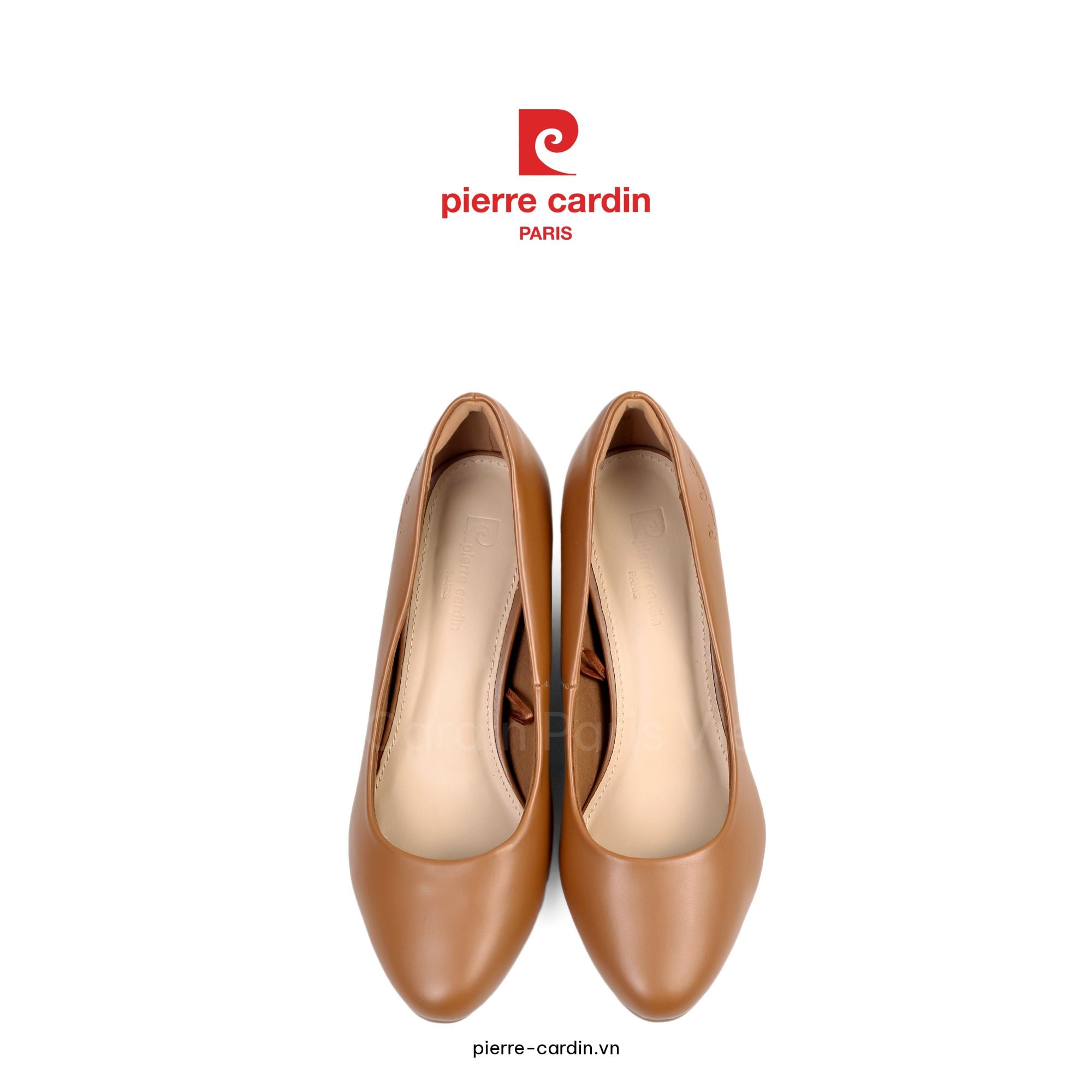 Pierre Cardin Paris Vietnam: Giày Cao Gót Nữ Thanh Lịch Pierre Cardin - PCWFWSI 259 (BEIGE)