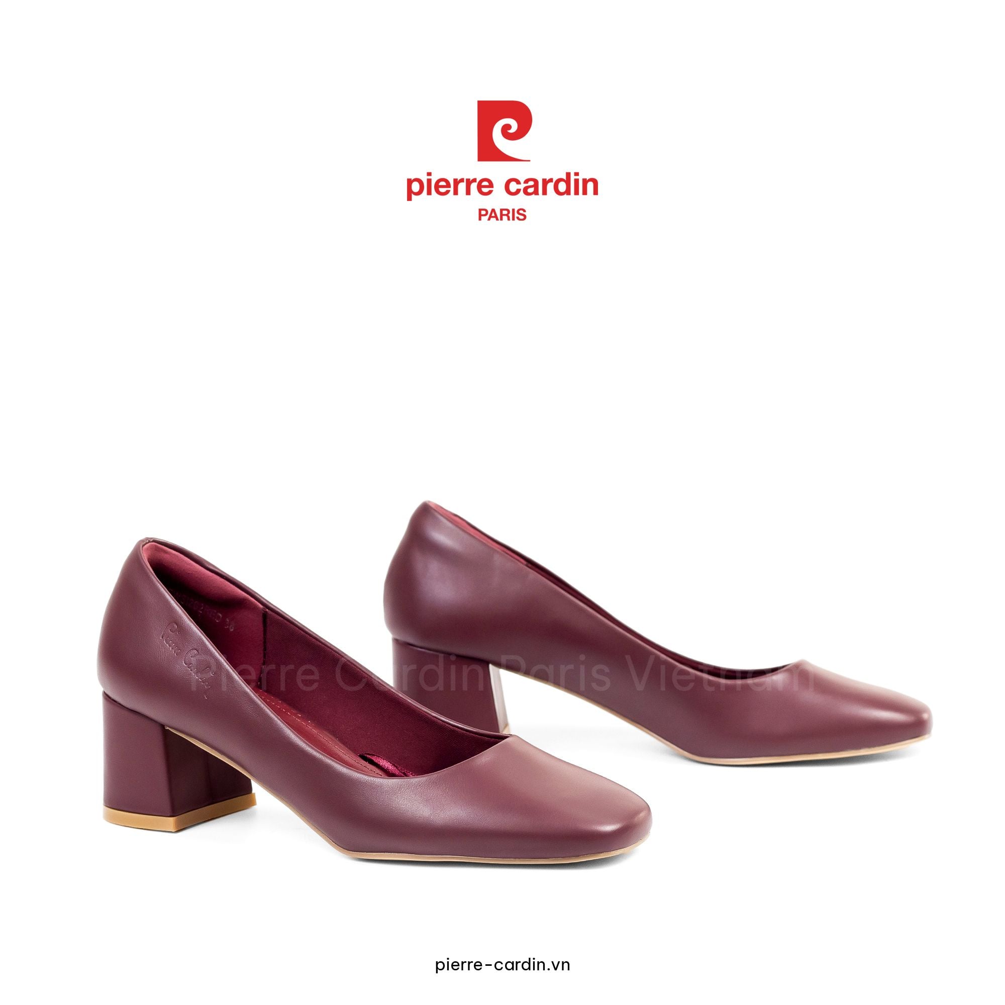 Pierre Cardin Paris Vietnam: Giày Cao Gót Nữ Thanh Lịch Pierre Cardin - PCWFWSI 262 (RED)