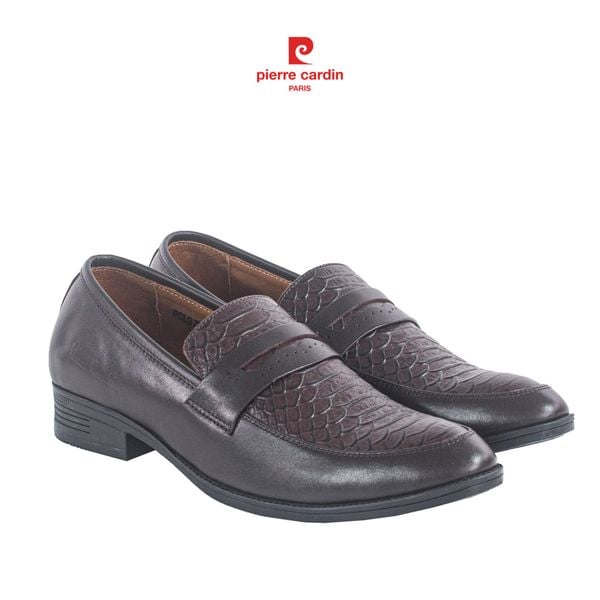 Giày Penny Loafer Vân Cá Sấu Pierre Cardin - PCMFWLG 723