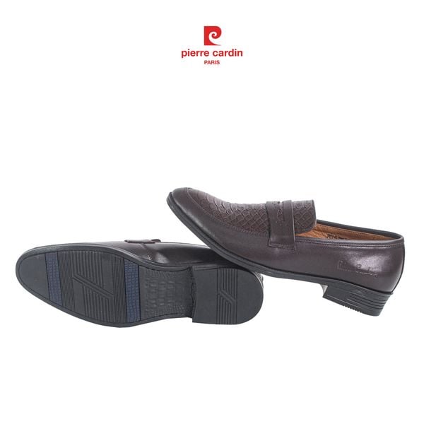 Giày Penny Loafer Vân Cá Sấu Pierre Cardin - PCMFWLG 723