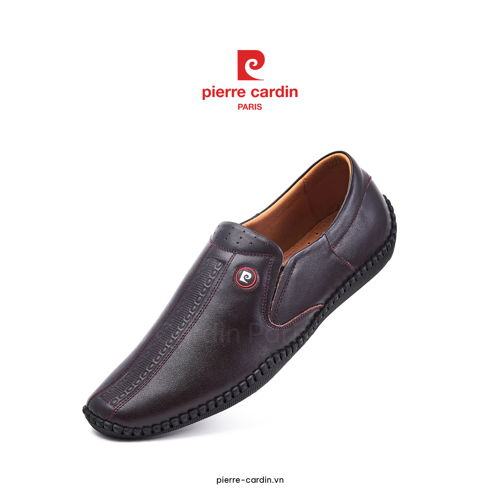 Pierre Cardin Paris Vietnam: Giày Mọi Nam Phiên Bản Cải Tiến Pierre Cardin - PCMFWLI 795 (NAVY & BROWN)