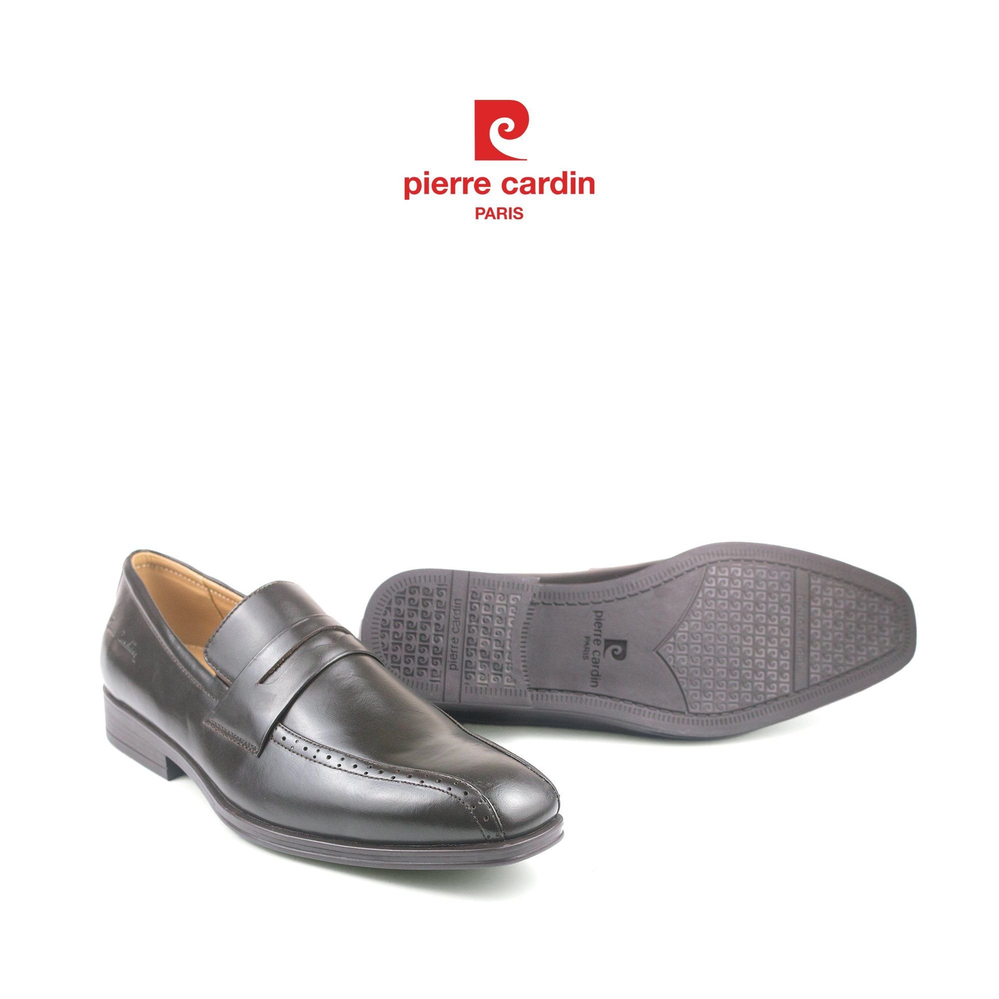 Pierre Cardin Paris Vietnam: Giày Penny Loafer Cao Cấp Pierre Cardin - PCMFWLH 772 (BROWN)