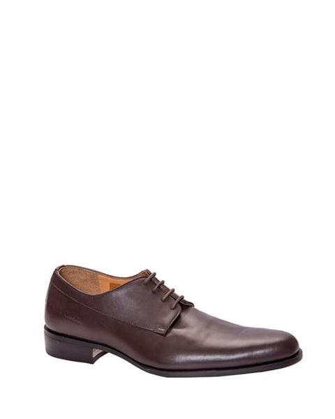 Giày Da Pierre Cardin Brown Blank Derby PCMFWLA 007