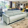 Sofa Thư Giãn Da Bò Chỉnh Điện 2m7 YB902B - 8029 Light Grey Alila