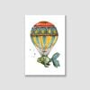 Tranh Canvas Balloon With Green Fish ( 40x60cm - 50x70cm - 60x90cm)