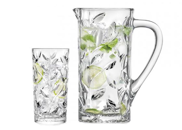 Bộ Bình Và 6 Ly Nước Laurus Bộ Bình Và 6 Ly Nước Laurus