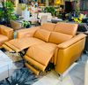 Bộ Sofa Thư Giãn Da Bò Chỉnh Điện YB902B - 8019 Cam Apricot Alila