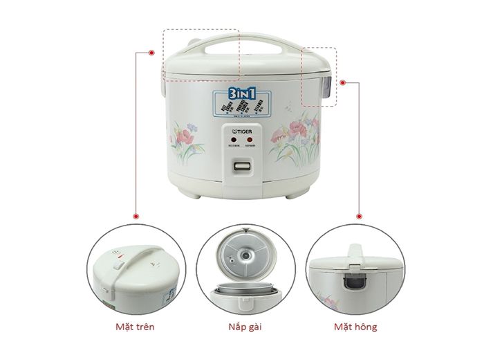 Nồi cơm điện đa năng Tiger 3 trong 1 JNP-1803 (1.8L) Nồi cơm điện đa năng Tiger 3 trong 1 JNP-1803 (1.8L)