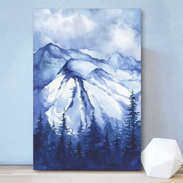 Tranh Canvas Ngọn Núi Tuyết (30x45cm x 40x60cm x 50x70cm x 60x90cm)