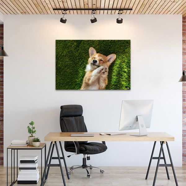 Tranh Canvas Corgi Alila (60x90cm)