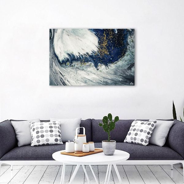 Tranh Canvas Blue Abstract 2 Alila (60x90cm)