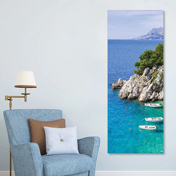 Tranh Canvas Bờ Biển Croatia Alila (60x90cm - 70x180cm)