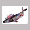 Tranh Canvas Cá Và Hoa Alila (60x90cm)