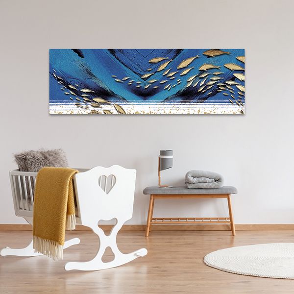 Tranh Canvas Cá Vàng Alila (40x120cm - 50x150cm)