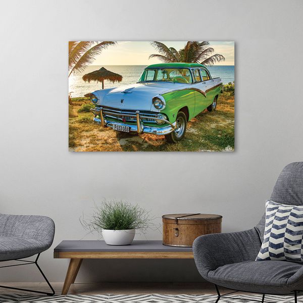 Tranh Canvas Car On The Beach 2 Alila (60x90cm)