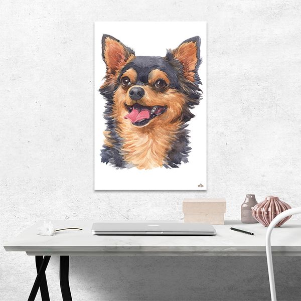 Tranh Canvas Chihuahua Puppy Alila (60x90cm)