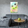 Tranh Canvas Chim Nhạn Và Hoa Sen Alila (60x90cm)