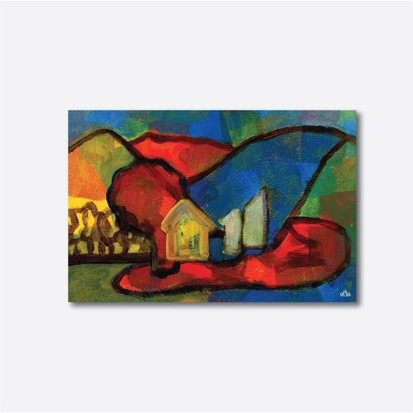 Tranh Canvas Colorful Abstract 01 Alila (60x90cm - 80x120cm - 100x150cm)