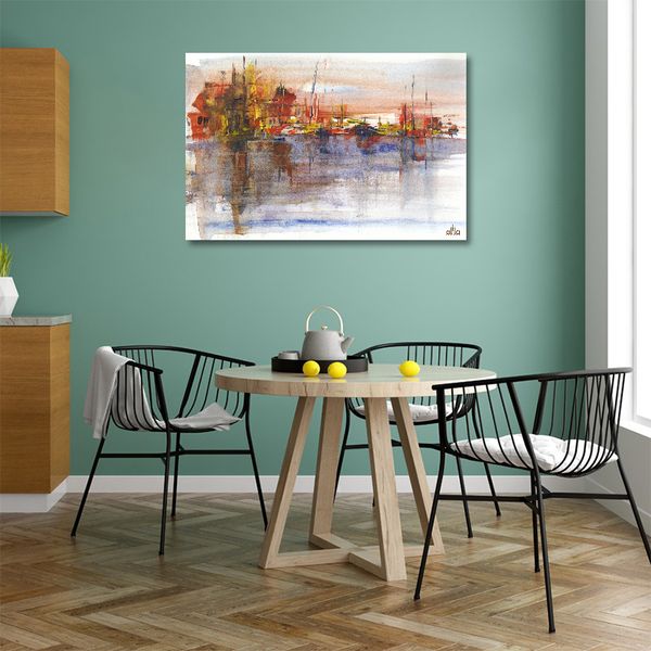 Tranh Canvas Colorful Abstract 5 Alila (60x90cm)