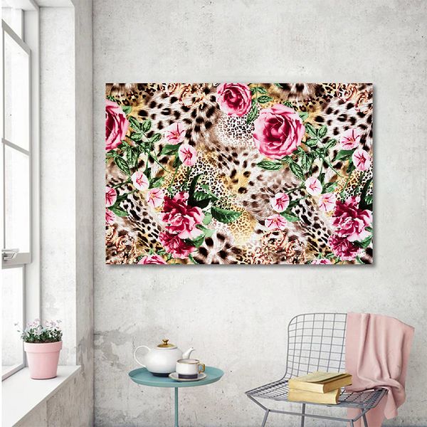 Tranh Canvas Colorful Flowers Alila (60x90cm)