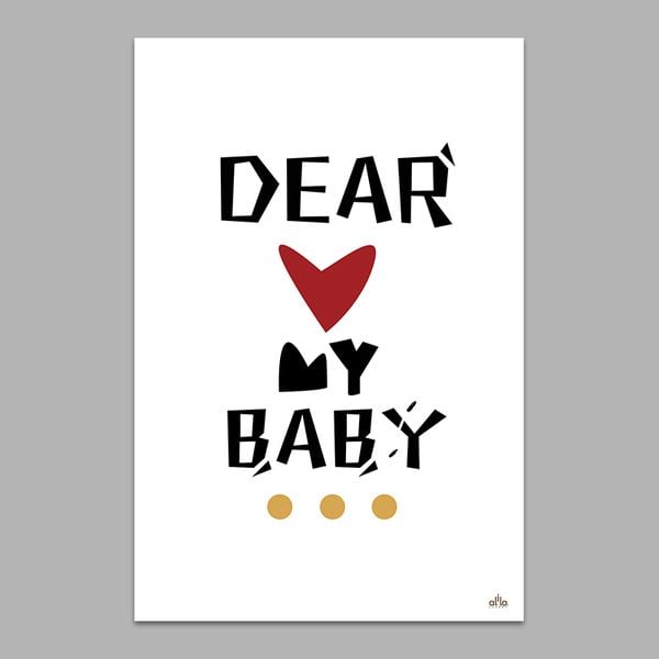 Tranh Canvas Dear My Baby Alila (60x90cm)