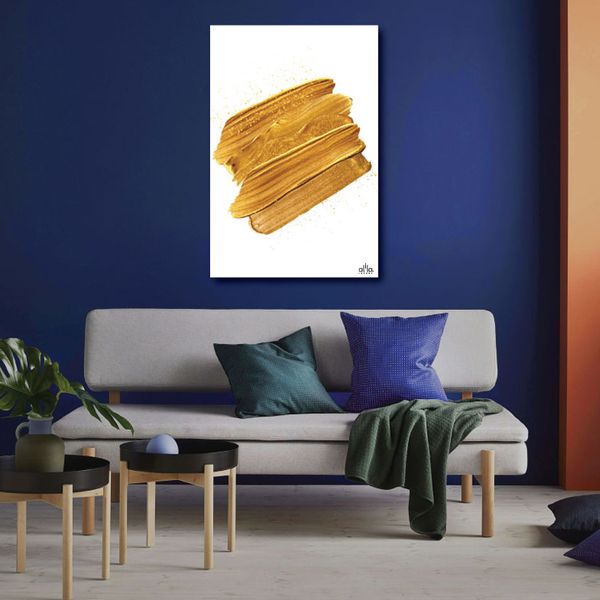 Tranh Canvas Gold Streaks Alila (60x90cm)