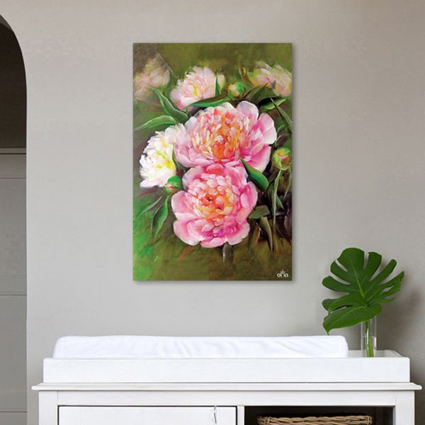 Tranh Canvas Hoa Cẩm Chướng Hồng Alila (40x60cm - 50x75cm - 60x90cm)