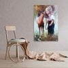 Tranh Canvas Little Girl With Horse Alila (60x90cm - 80x120cm - 100x150cm)