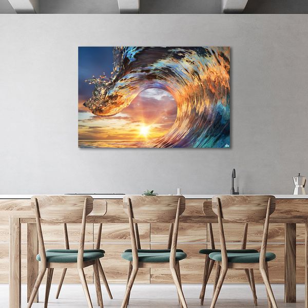 Tranh Canvas Mặt Trời Và Con Sóng Alila (60x90cm)