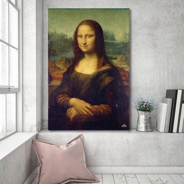 Tranh Canvas Mona Lisa Alila (60x90cm - 80x120cm - 100x150cm)