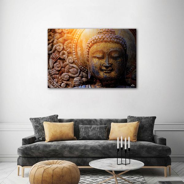Tranh Canvas Phật Mỉm Cười Alila (60x90cm)