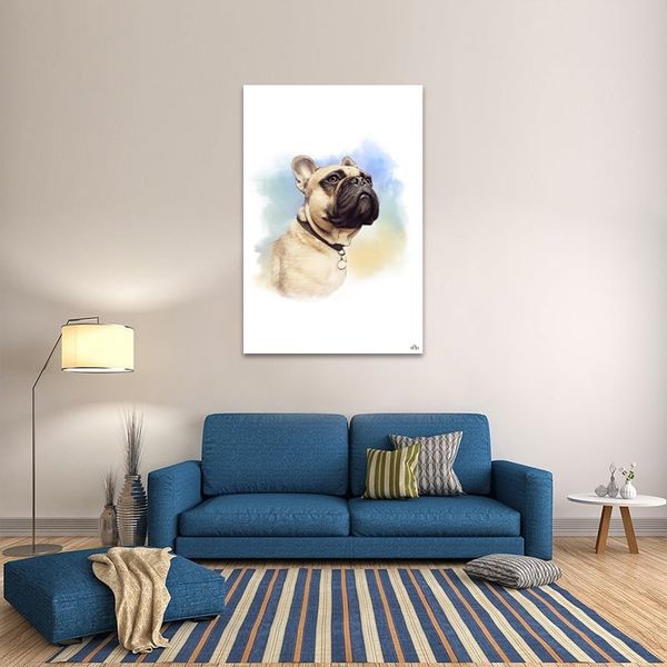 Tranh Canvas Pug Alila (60x90cm)