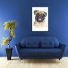Tranh Canvas Pug Puppy Alila (60x90cm)