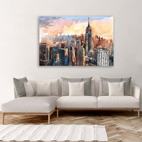 Tranh Canvas Thành Phố New York( 40x60cm - 50x70cm - 60x90cm)