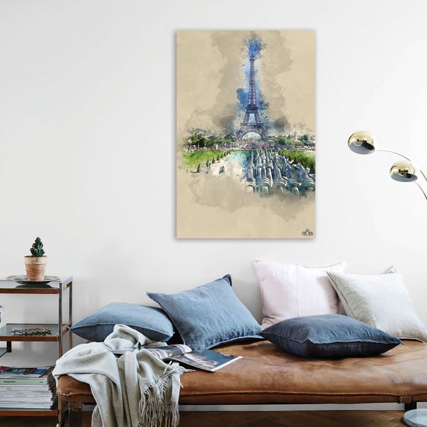 Tranh Canvas Thành Phố Paris 2 Alila (60x90cm)
