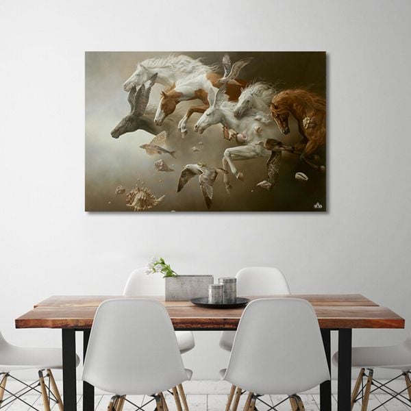 Tranh Canvas The Horses 8 Alila (60x90cm)