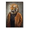 Tranh Canvas The Man With Tiger Alila (60x90cm)