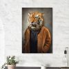 Tranh Canvas The Man With Tiger Alila (60x90cm)