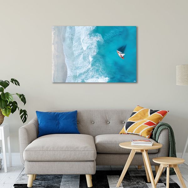 Tranh Canvas Thuyền Buồm Trên Biển Xanh Alila (60x90cm)