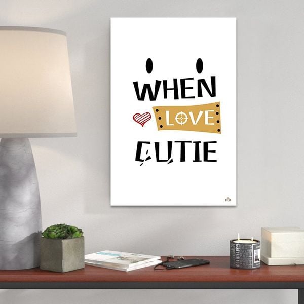 Tranh Canvas When Love Cutie Alila (60x90cm)